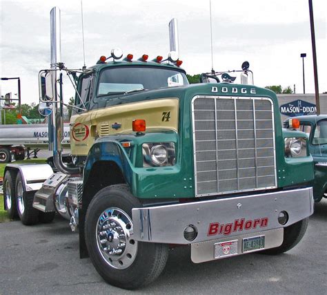 classic dodge big horn truck tractor  photo  flickriver
