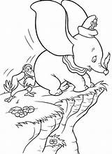 Dumbo Coloring Pages Printable Crow Print Helps Fly Again Elephant Disney Flying Ruby Max Cute Book Cartoon Doghousemusic sketch template