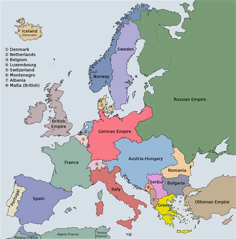pre map  europe  ww images