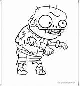 Zombie sketch template