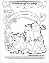 Coloring Sheep Pages Lost Feed Library Imbolc Clip sketch template