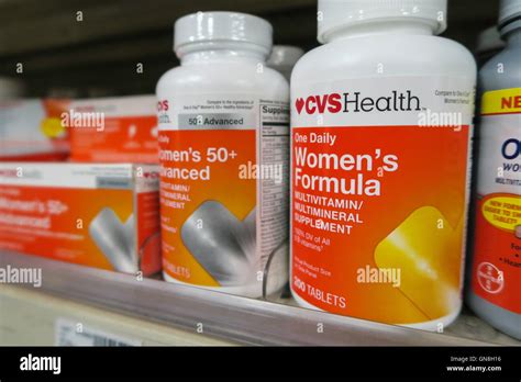 Women S Health Supplement At Cvs Pharmacy Drug Store Nyc Usa Stock