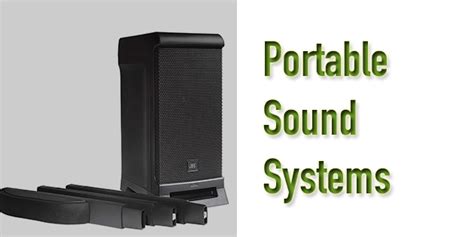 portable sound system   battery powered  wireless options