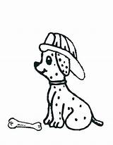 Dalmation Coloring Puppy Dalmatian Visit Color Firefighter Pages sketch template