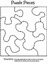 Puzzle Coloring Pieces Pages Puzzles Kids Crayola Piece Jigsaw Make Printable Template Color Cut Blank Own Rompecabezas Para Sparky Games sketch template
