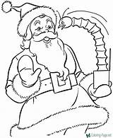 Santa Coloring Claus Pages Printable Christmas Kids Gift Colouring Box Printables Toy Gif Print Elves Below Click Scribblefun Printing Help sketch template