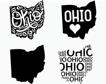 ohio state stencil etsy
