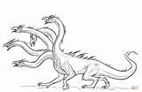 Hydra Drachen Zum Ausmalbild Dragons Ausmalen Kleurplaten Hidra Desenho Drache Draak Kleurplaat sketch template