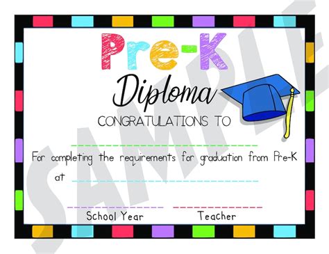 pre  graduation diploma fill   blanks  hand print  etsy