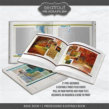 basic book  predesigned editable digital art