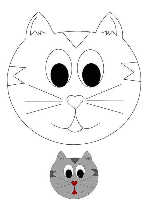 cat face coloring pages   coloring sheets  cat coloring