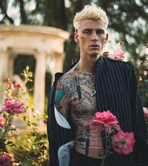 machine gun kelly imagines prompt clothes off now