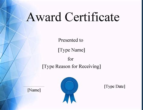 printable certificate template  word printable templates