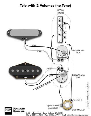 pickups  vol pots wiring diagram  telecaster guitar forum