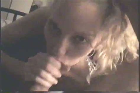 Curly Blonde Girlfriend Is Sucking My Hard Dick Deepthroat While
