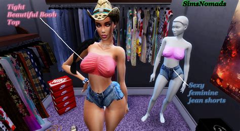 Simsnomads Custom Clothing Downloads The Sims 4