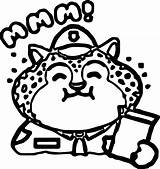 Coloring Zootopia Clawhauser Basic Wecoloringpage sketch template