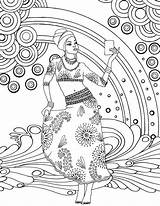 Coloring Pages African Goddess Adult Printable Colouring Africa Doodle Books Sheets Gemstone Zen Adults Color Zentangle Mwana Getcolorings Goddesses People sketch template