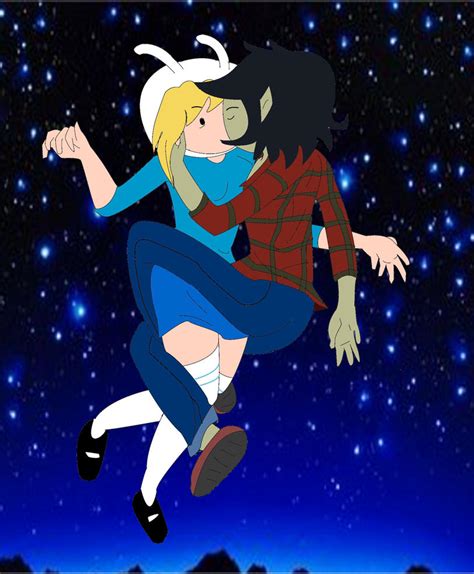 Fionna And Marshall Lee Kiss 2 By Marcelinevampire15 On Deviantart