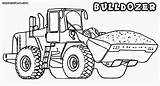 Bulldozer Pages Colouring Coloring Template Color Print Gif sketch template