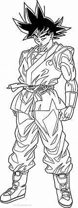 Goku Kaioken Template sketch template