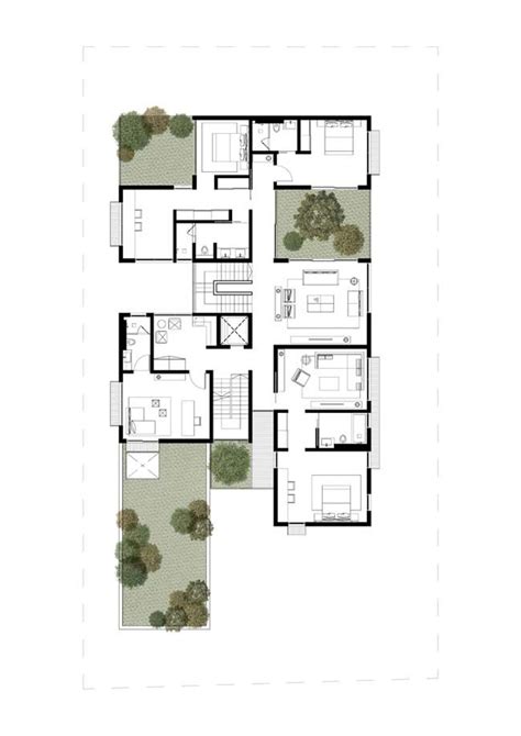 box house  ming architects courtyard house plans model house plan box houses