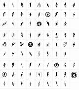 Font Lightning Bolt Fonts Characters Character sketch template