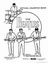 Beatles Coloring Pages Printable 60s Kids 1960s Book Yellow Submarine Fun Music Books Colouring Birthday Color Sheets Official Party Easy sketch template