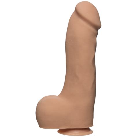 The D Master D 12 Inches Dildo With Balls Ultraskyn Beige