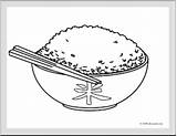 Rice Coloring 236px 41kb sketch template