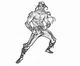 Mortal Liu Coloring Combat Pages Kang Fire Hang Another sketch template