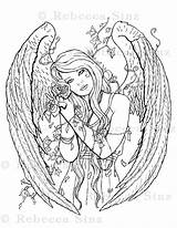 Angels Elvenstarart Wither sketch template