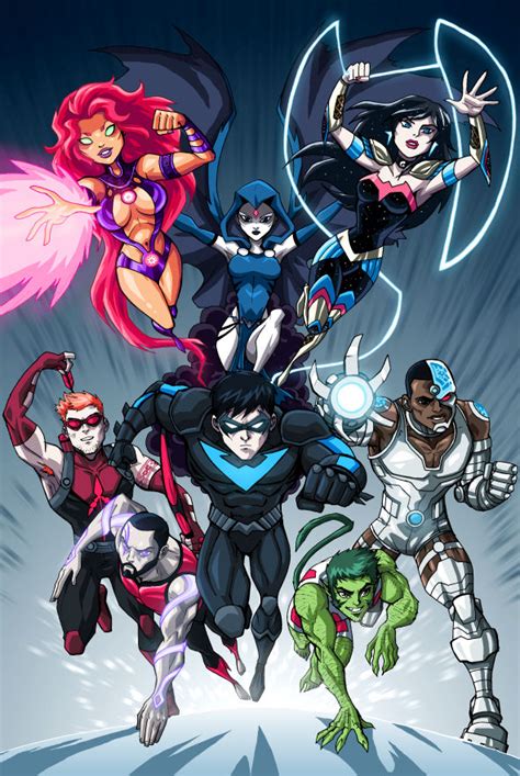 New Titans Before New 52 By Lucianovecchio On Deviantart