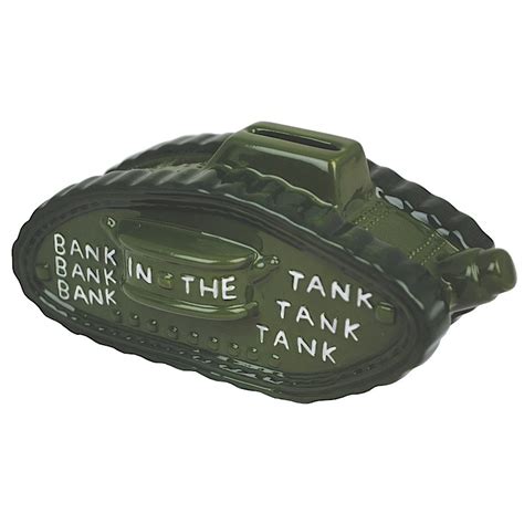 wartime tank bank ceramic money box ww piggy retro vintage savings army uk ebay