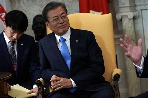 south korean president says korean war ‘must end