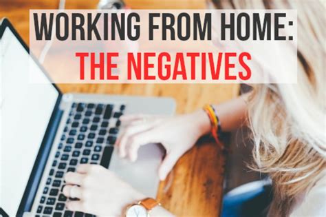 working from home the advantages and disadvantages