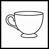 Coffee Printable Cup Template Cups Printablee Via sketch template