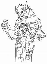 Coloring Pages Digimon Greymon Printable Kids Color Print Bestcoloringpagesforkids Choose Board sketch template