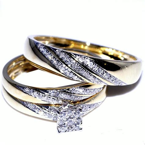 15 Cheap Simple Wedding Rings Sets Images
