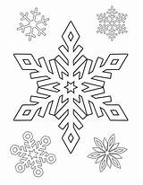 Snowflake Trace Patterns Coloring Comments Snowflakes sketch template
