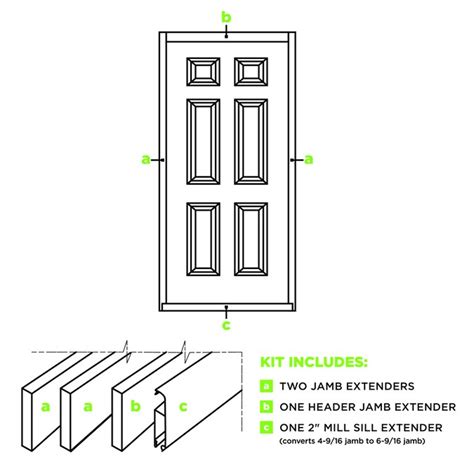 masonite     ft pine door jamb extender kit   door jamb kits department  lowescom
