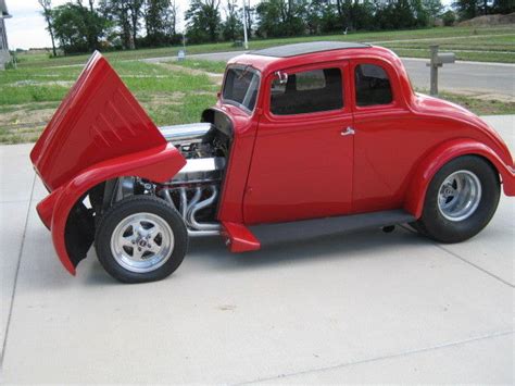 1933 Willys Coupe Red Pro Street Hot Rod For Sale Willys