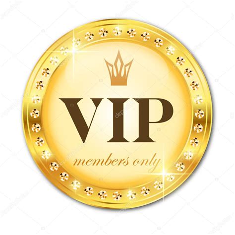 vip label gold stock vector image  ckristina