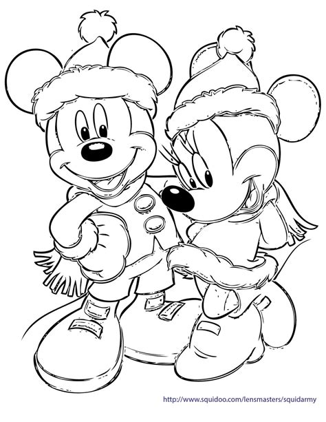mickey mouse christmas coloring pages  getcoloringscom