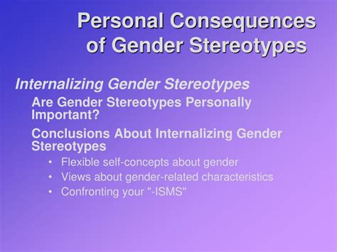 Ppt Chapter 2 Gender Stereotypes And Other Gender Biases