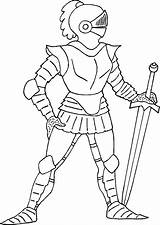 Knight Ritter Ausmalbilder sketch template