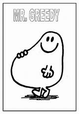 Mr Men Coloring Pages Colouring Miss Little Printables Colour Greedy Characters Sheets Color Print Popular Preschool Coloringhome sketch template