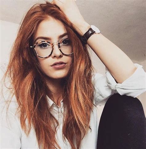 pin by cherrin on accessories acessórios red hair and glasses red