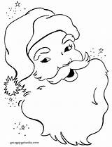 Coloring Santa Pages Claus Beard Laugh Hohoho Getdrawings sketch template