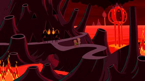Image S5e32 Finn And Pb In Fire Kingdom Png Adventure